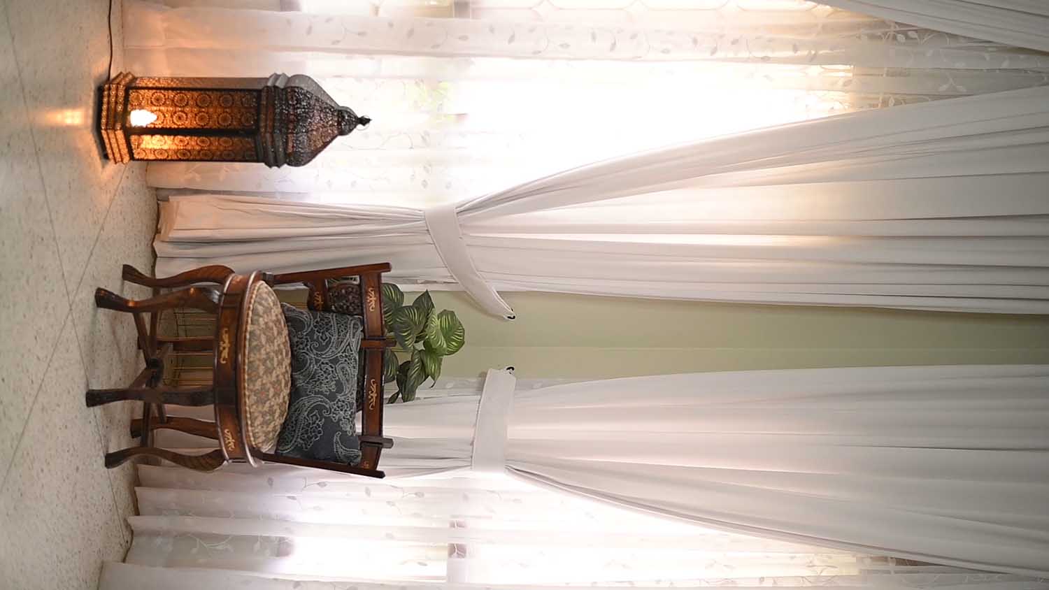 Cool Gray Moon Kurta with Collar Velvet Top & Fusion Trouser Set