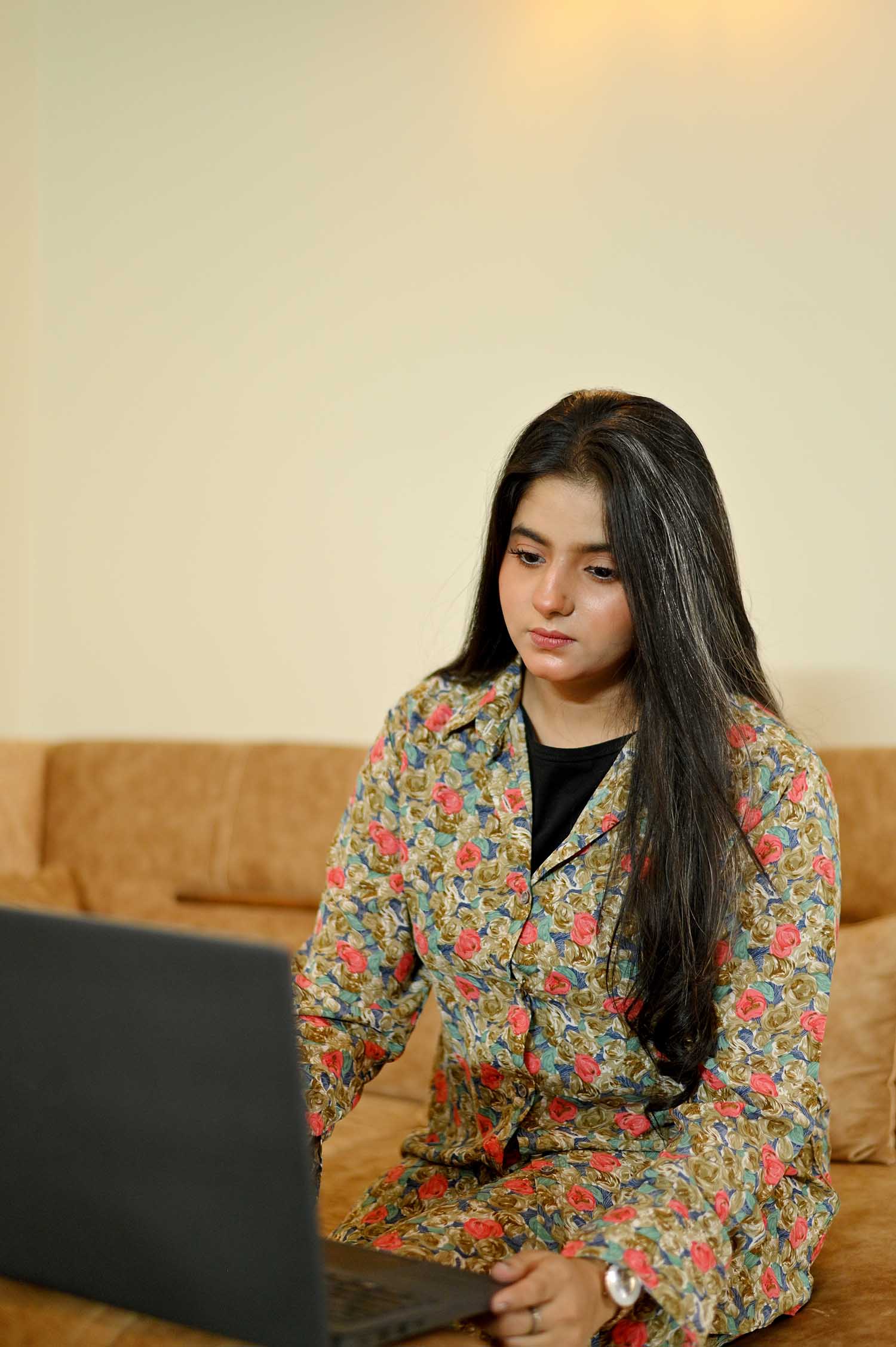 Pariezay All-Over Printed 'Pury Din K Lye' Shirt Inner T-shirt & Straight Trouser