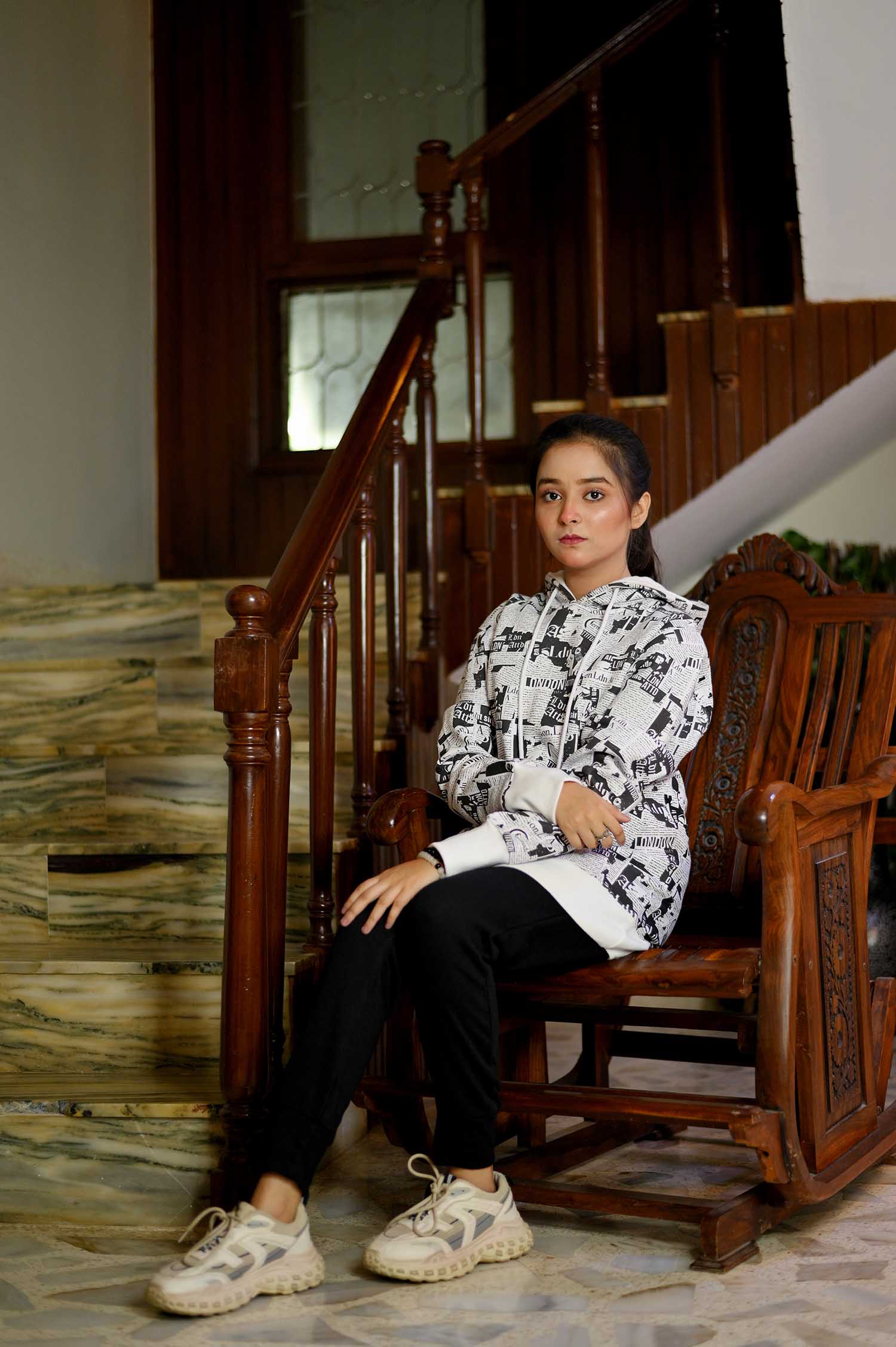 TCC Factory Outlet White AOP Hoody