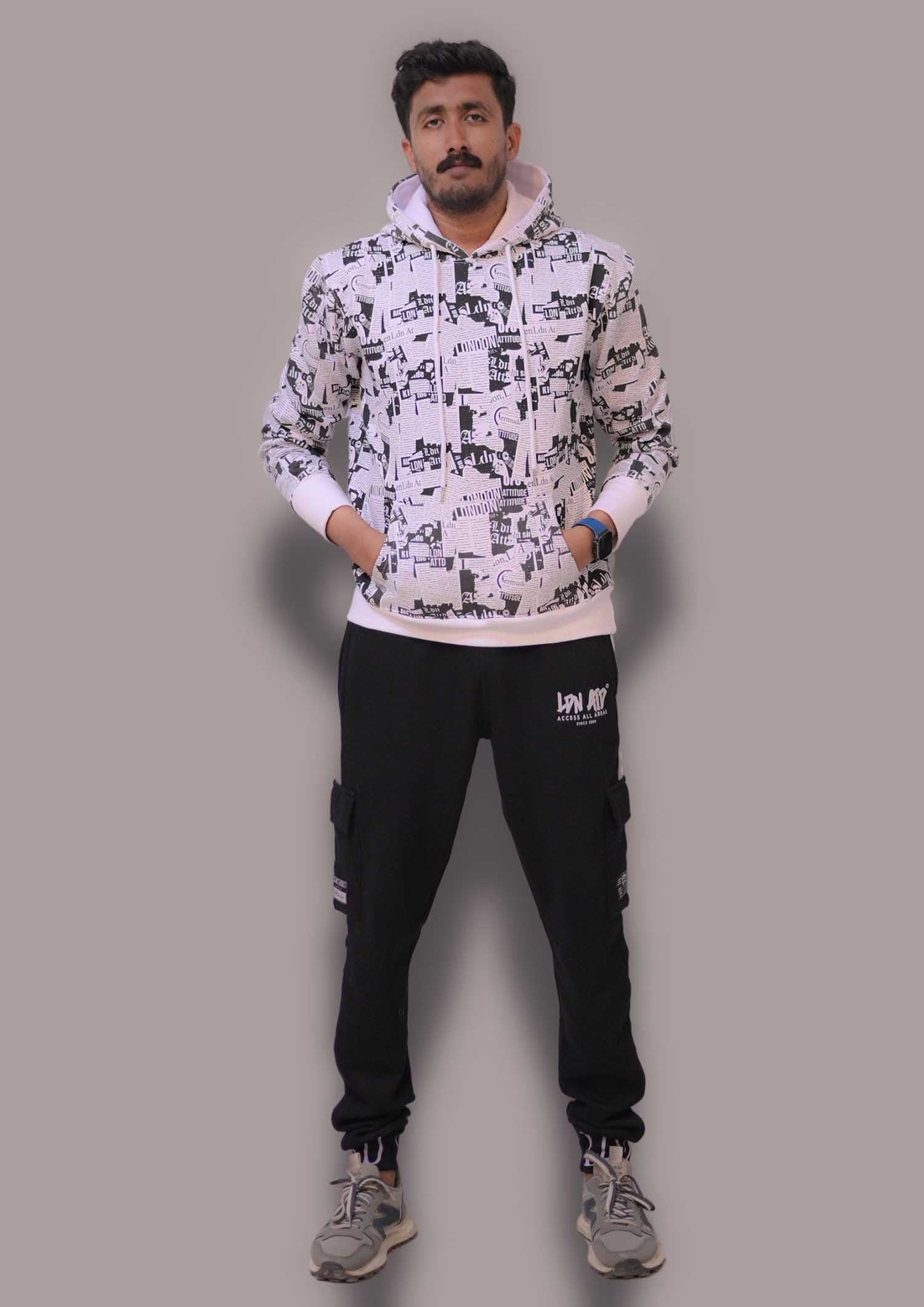 TCC Factory Outlet White AOP Hoody